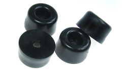 Gehäusefüße, schwarz, klein 12 x 7 mm