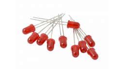 LED Ø 5mm rot, ca. 10 Stück